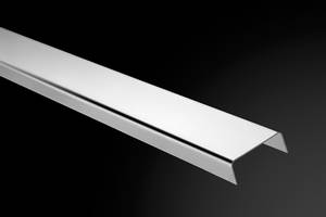 Image of the product LISTELLO STEEL INOX LC 20 SANDED SILVER